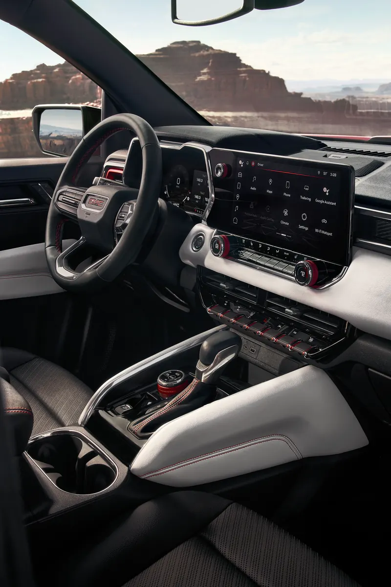 2026 GMC Canyon infotainment system at Ruddell Auto GMC in Port Angeles WA
