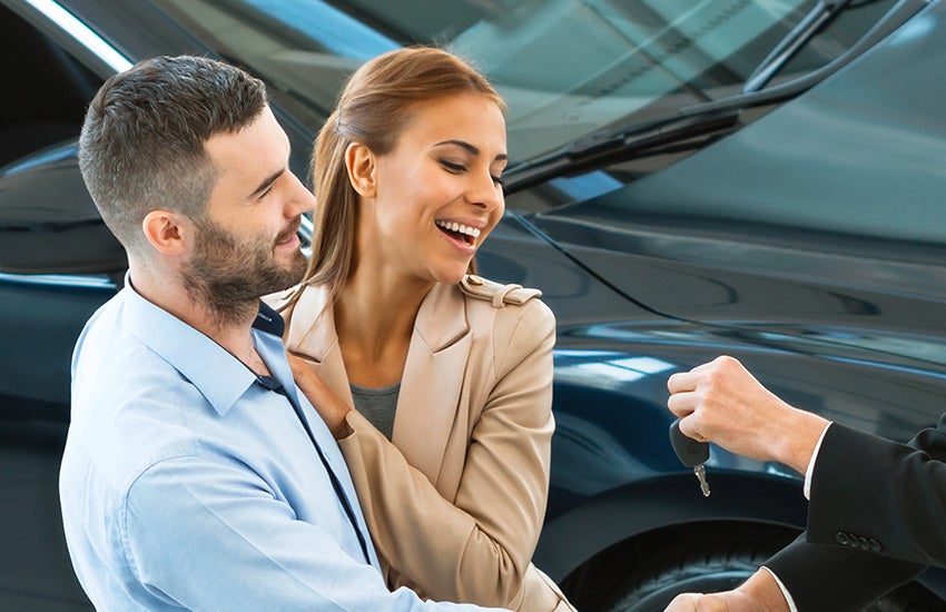 client with sales person